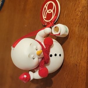 Snowpinions 2015 collectible snowman ornament Enesco NWT holiday